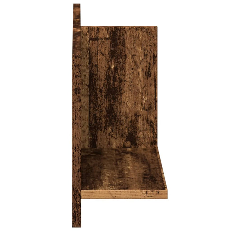 Dulap de perete, lemn vechi, 70x16,5x30 cm, lemn prelucrat