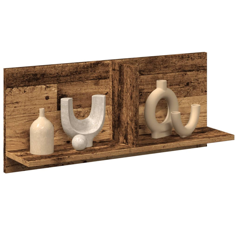 Dulap de perete, lemn vechi, 70x16,5x30 cm, lemn prelucrat