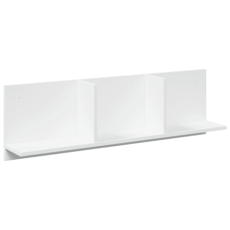 Dulap de perete, alb, 100x16,5x30 cm, lemn prelucrat