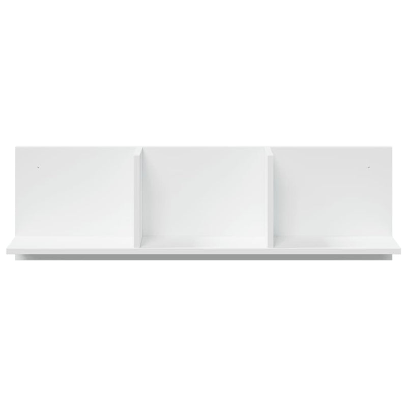 Dulap de perete, alb, 100x16,5x30 cm, lemn prelucrat