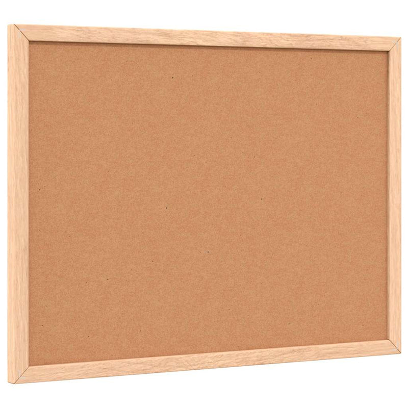 Tablă cu cadru din lemn masiv de pin negru 40x30 cm