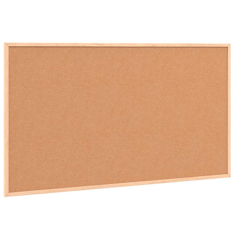 Tablă de plută cu ramă din lemn masiv de pin 100x55 cm