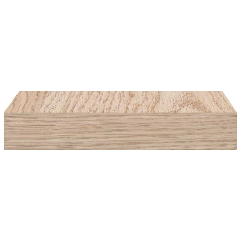 Rafturi plutitoare, 4 buc., 23x23,5x4 cm, lemn prelucrat