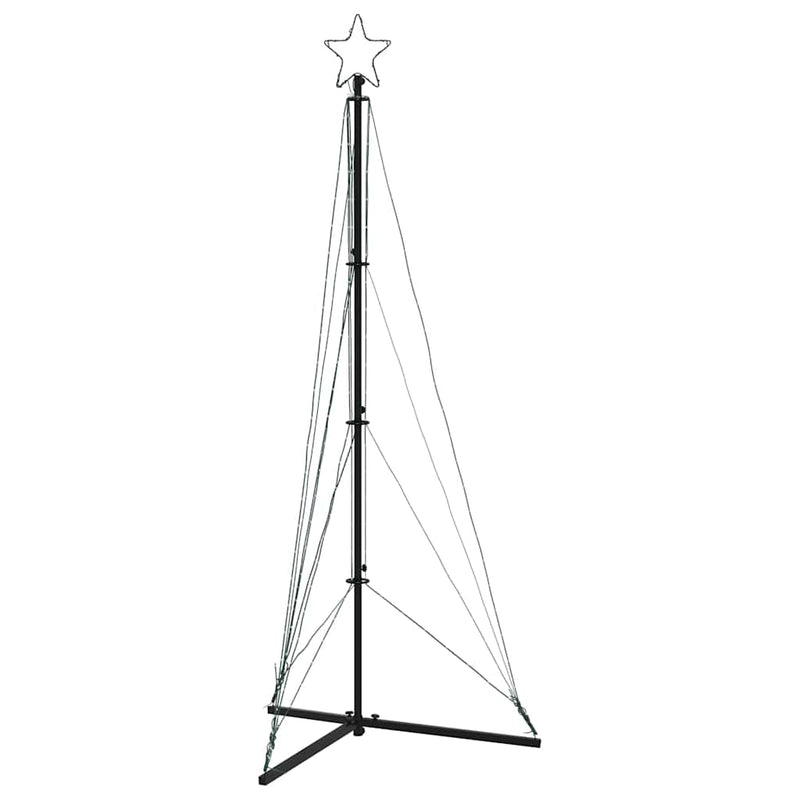 Pom de Crăciun LED 363 LED-uri Albastru 182 cm