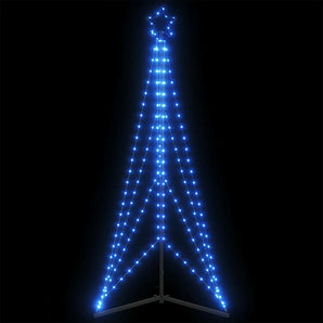 Pom de Crăciun LED 363 LED-uri Albastru 182 cm