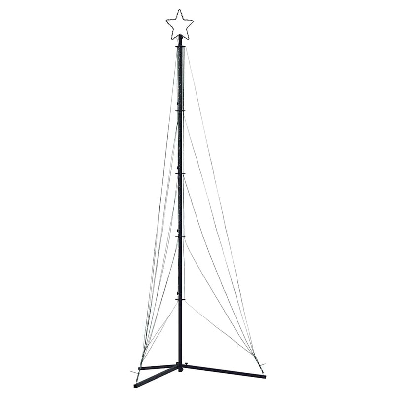 Pom de Crăciun LED 525 LED-uri Alb Cald 302 cm