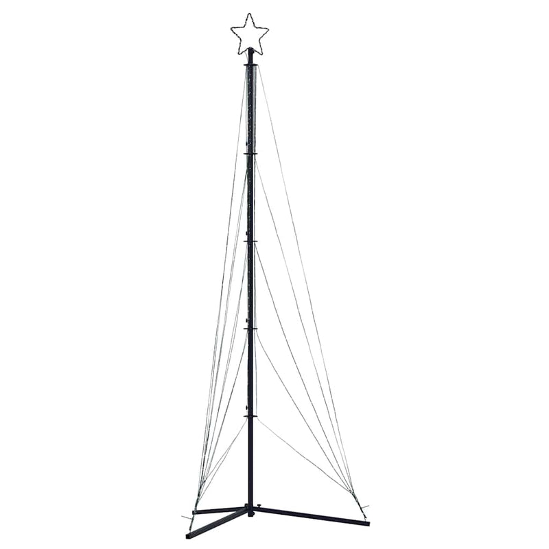 Pom de Crăciun LED 525 LED-uri Alb Rece 302 cm
