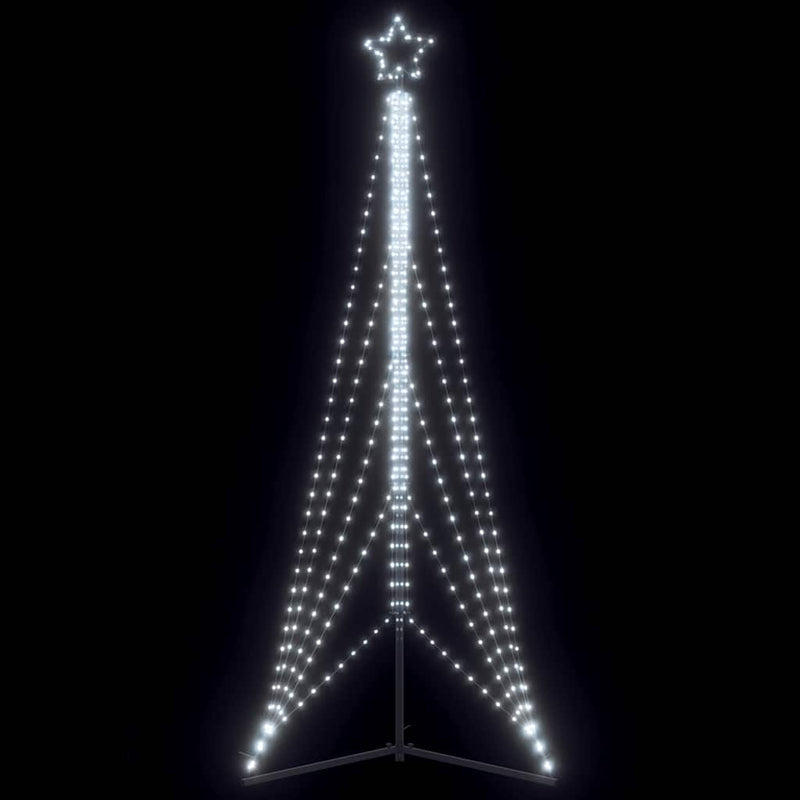 Pom de Crăciun LED 525 LED-uri Alb Rece 302 cm