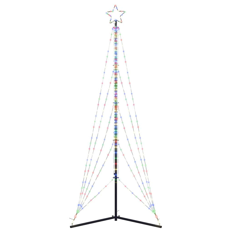 Pom de Crăciun LED 525 LED-uri colorate 302 cm