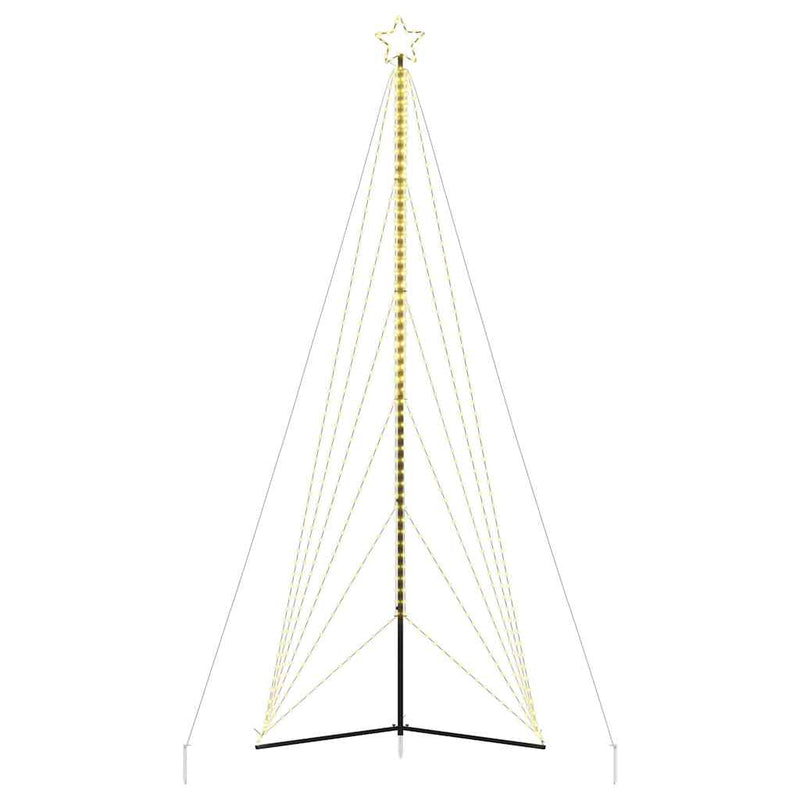 Pom de Crăciun LED 861 LED-uri Alb Cald 478 cm