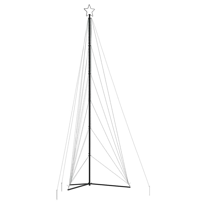 Pom de Crăciun LED 861 LED-uri Alb Rece 478 cm