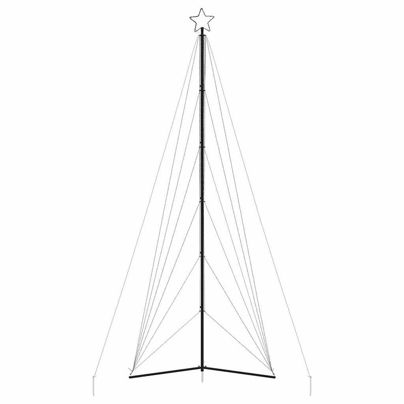 Pom de Crăciun LED 861 LED-uri colorate 478 cm