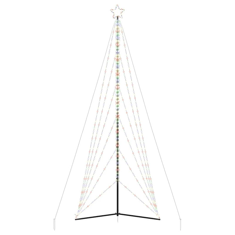 Pom de Crăciun LED 861 LED-uri colorate 478 cm
