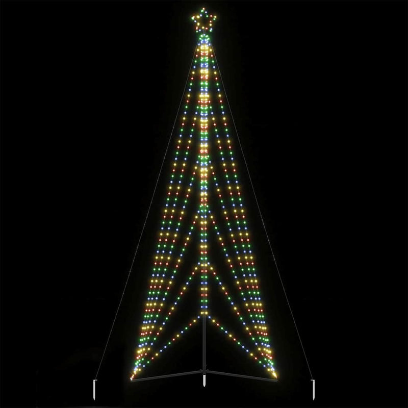 Pom de Crăciun LED 861 LED-uri colorate 478 cm