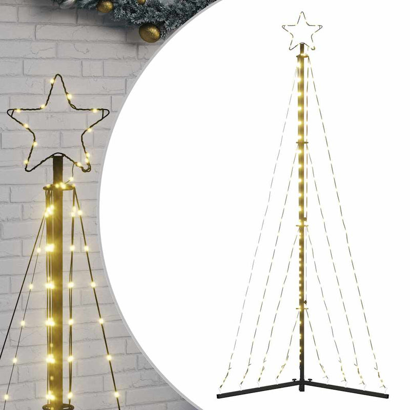 Pom de Crăciun LED 339 LED-uri Alb Cald 187 cm