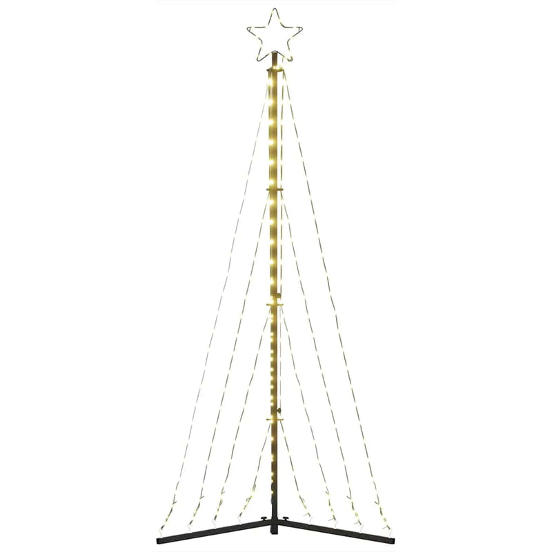 Pom de Crăciun LED 339 LED-uri Alb Cald 187 cm