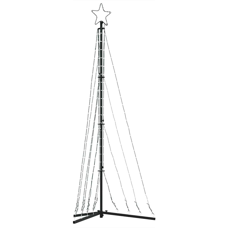 Pom de Crăciun LED 339 LED-uri Alb Rece 187 cm