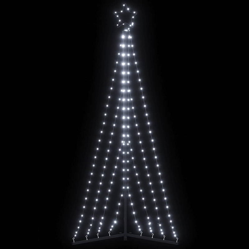 Pom de Crăciun LED 339 LED-uri Alb Rece 187 cm