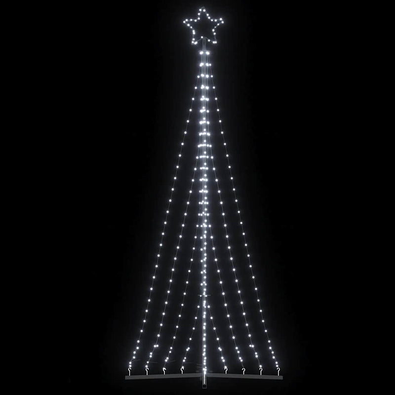 Pom de Crăciun LED 447 LED-uri Alb Rece 250 cm