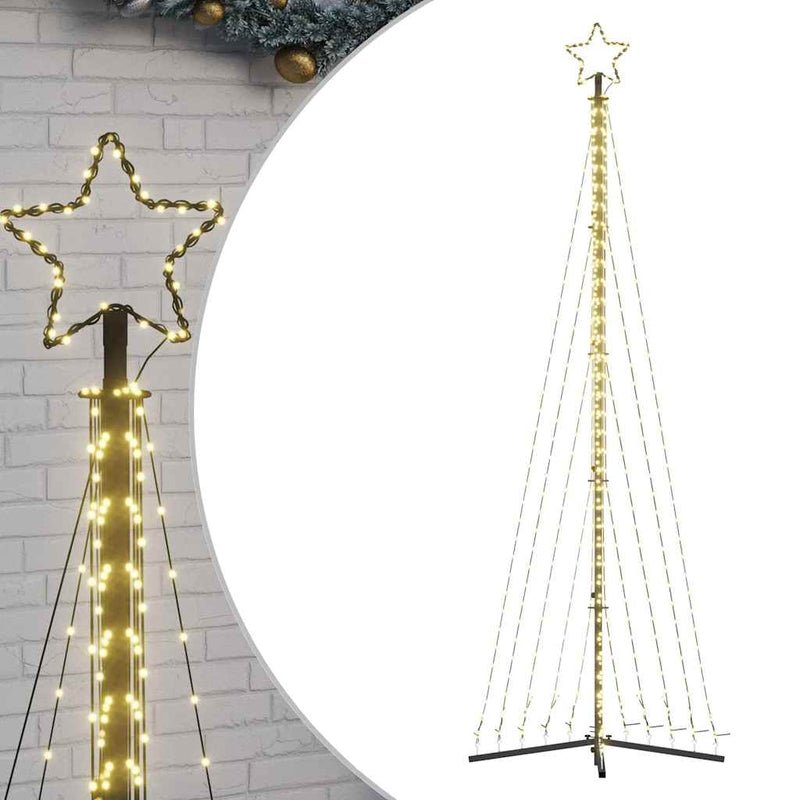 Pom de Crăciun LED 495 LED-uri Alb Cald 300,5 cm