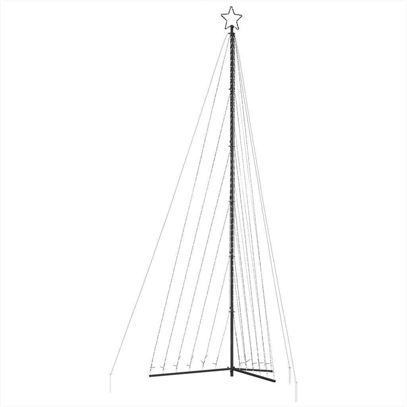Pom de Crăciun LED 789 LED-uri Alb Rece 476 cm
