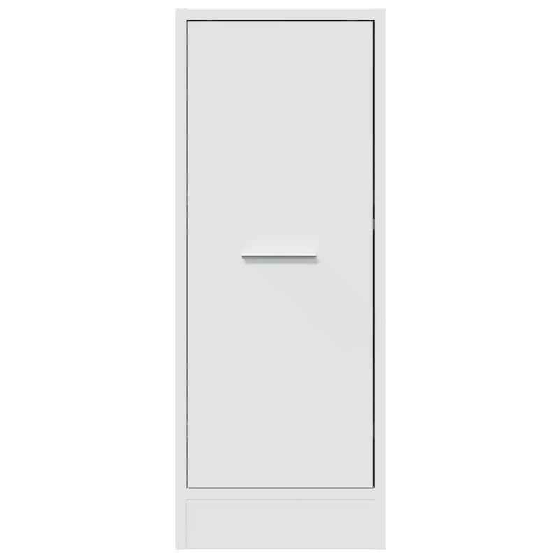 Dulap de farmacie, alb, 30x41x77,5 cm, lemn stratificat