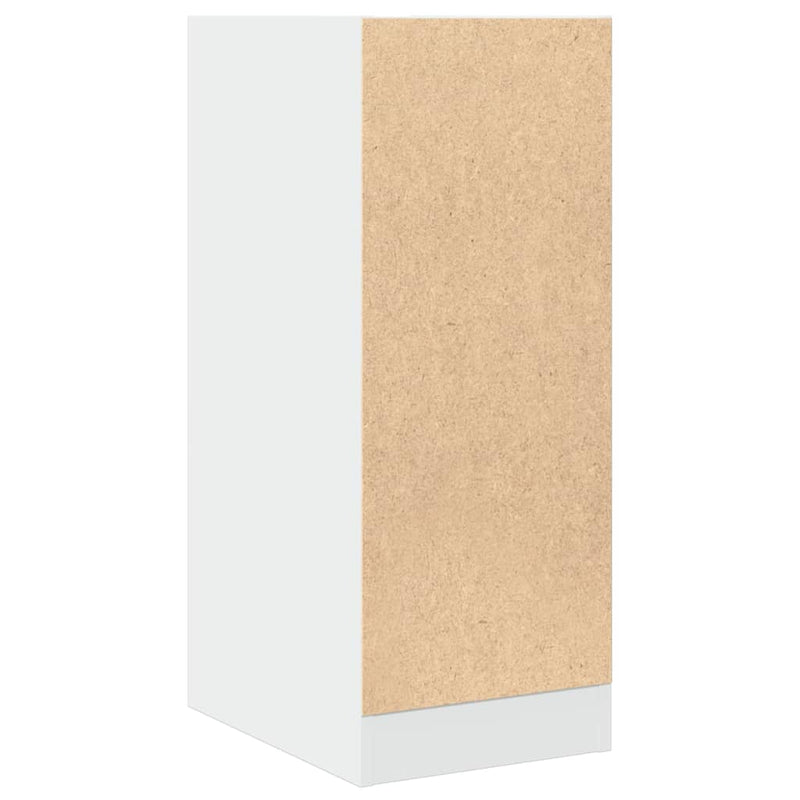 Dulap de farmacie, alb, 30x41x77,5 cm, lemn stratificat