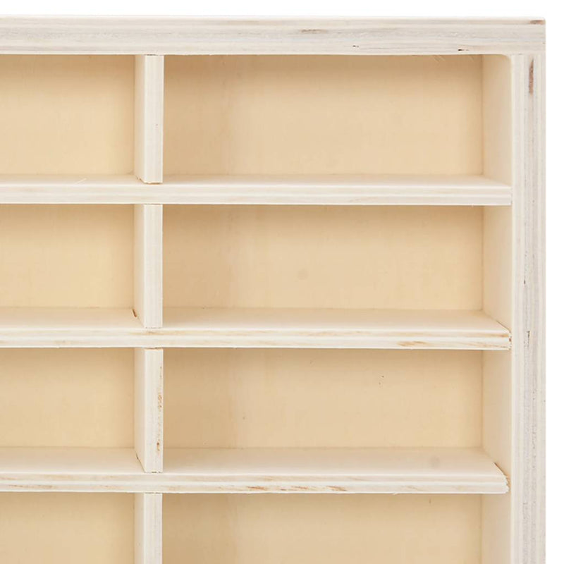 Vitrină de colecționar din lemn cu 60 de compartimente 60x4,5x40,5 cm
