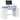 Birou cu lumini LED, alb, 140x55x91 cm, lemn prelucrat