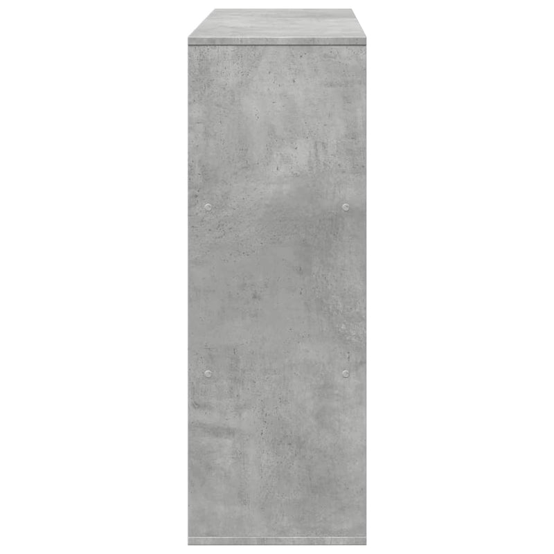 Separator de cameră, gri beton, 100x33x94,5 cm, lemn prelucrat