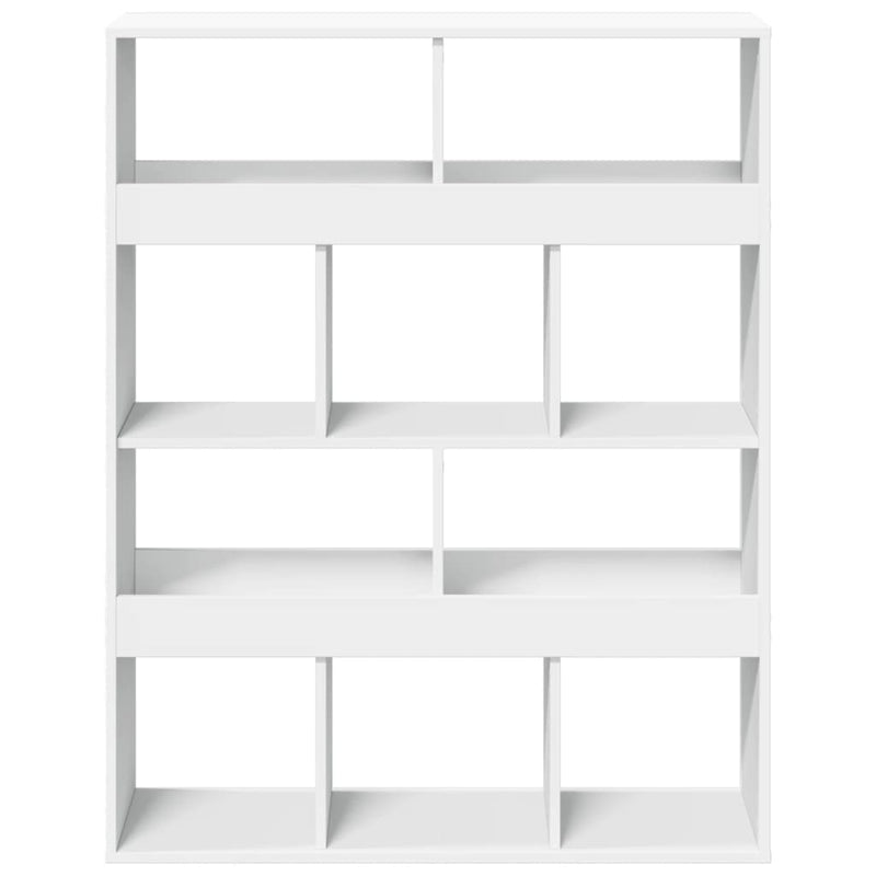 Separator de cameră, alb, 100x33x125,5 cm, lemn prelucrat