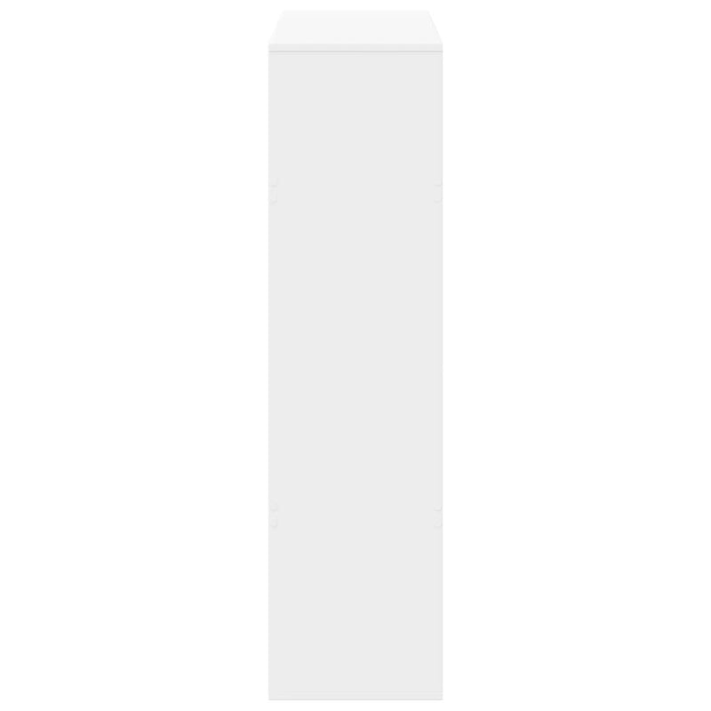 Separator de cameră, alb, 100x33x125,5 cm, lemn prelucrat