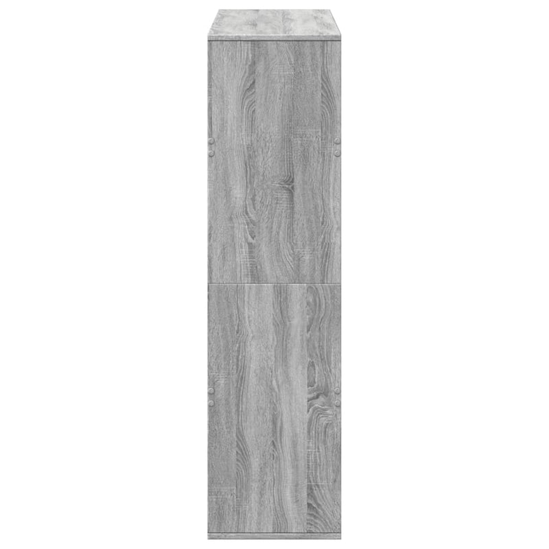 Separator de cameră gri sonoma, 100x33x125,5 cm, lemn prelucrat