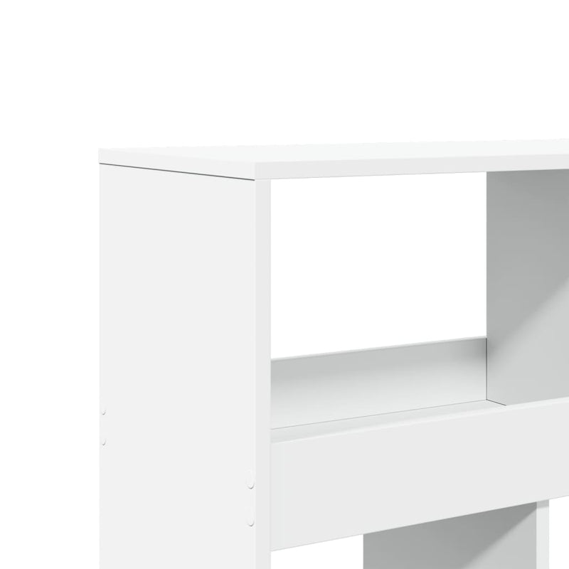 Separator de cameră, alb, 100x33x187,5 cm, lemn prelucrat