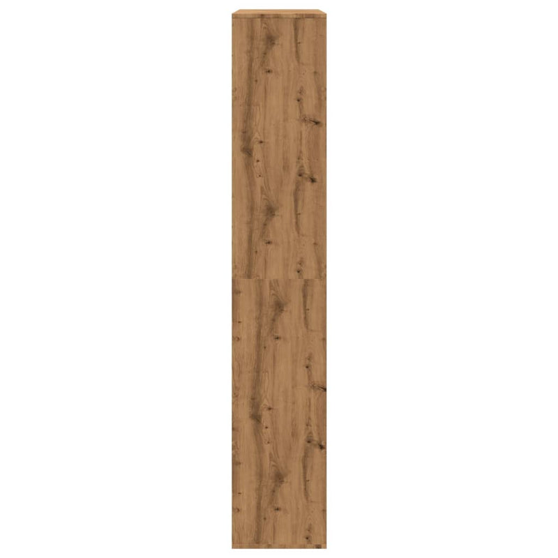 Separator cameră stejar artizanal 100x33x187,5cm lemn prelucrat
