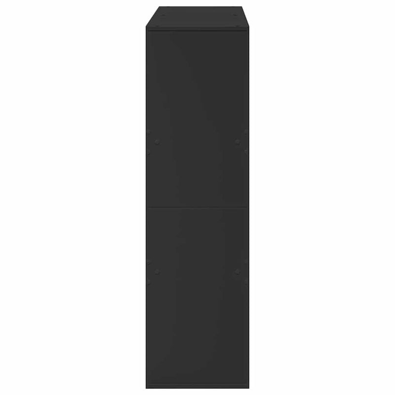 Separator de cameră, negru, 100x33x115 cm, lemn prelucrat