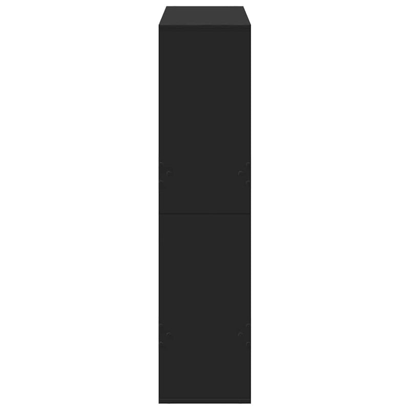 Separator de cameră, negru, 100x33x135 cm, lemn prelucrat