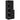 Dulap de farmacie, negru, 40x41x144,5 cm, lemn prelucrat
