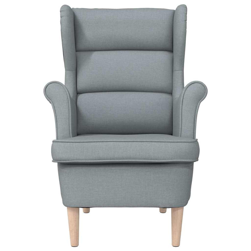 Fotoliu, gri deschis, 74x84x100 cm, textil