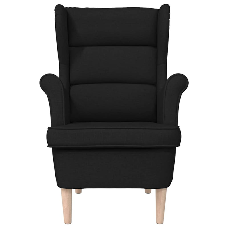 Fotoliu, negru, 74x84x100 cm, textil