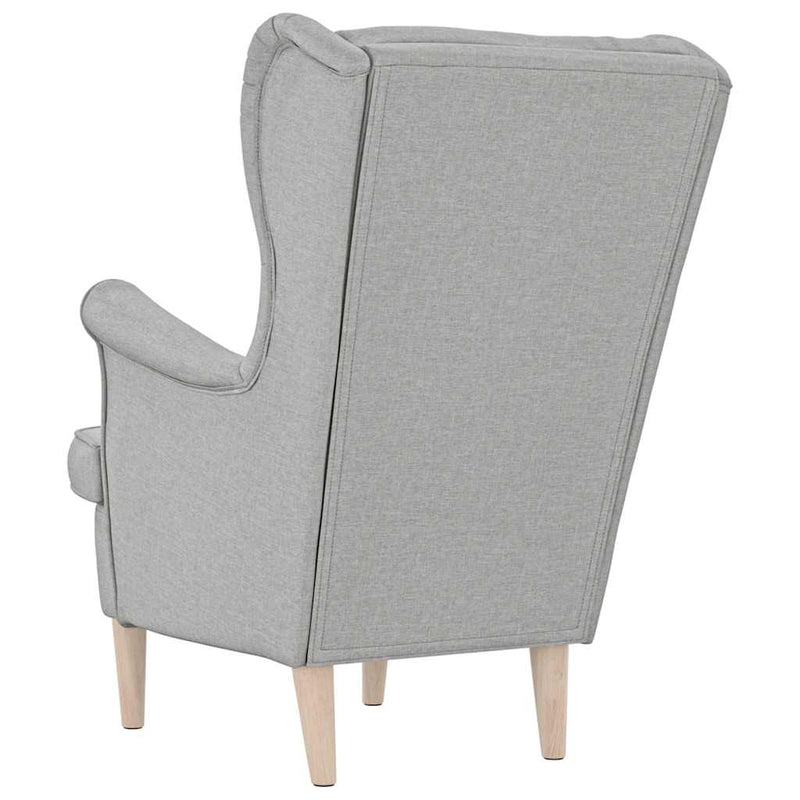 Fotoliu, gri nor, 74x84x100 cm, textil