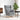 Scaun balansoar, gri deschis, 74x90x102 cm, material textil