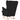 Scaun balansoar, negru, 74x90x102 cm, material textil
