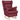 Scaun balansoar, roșu vin, 74x90x102 cm, material textil