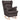 Scaun balansoar, maro închis, 74x90x102 cm, material textil