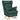 Scaun balansoar, verde închis, 74x90x102 cm, material textil
