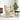 Scaun balansoar, crem, 74x90x102 cm, material textil