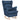 Scaun balansoar, albastru, 74x90x102 cm, material textil
