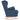 Scaun balansoar, albastru, 74x90x102 cm, material textil