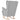 Scaun balansoar, gri nor, 74x90x102 cm, material textil